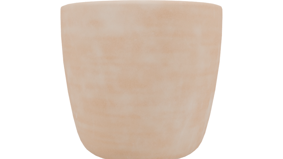 Stylish Ceramic Planter 3D Model - Professional 3D Model Render 3