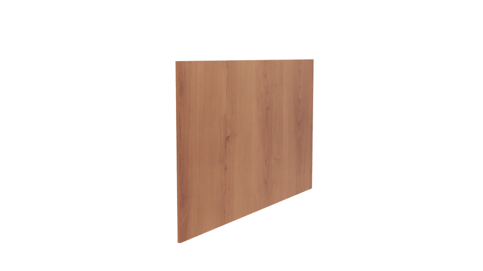 Modern Wooden Panel 3D Model - Professional 3D Model Render 3
