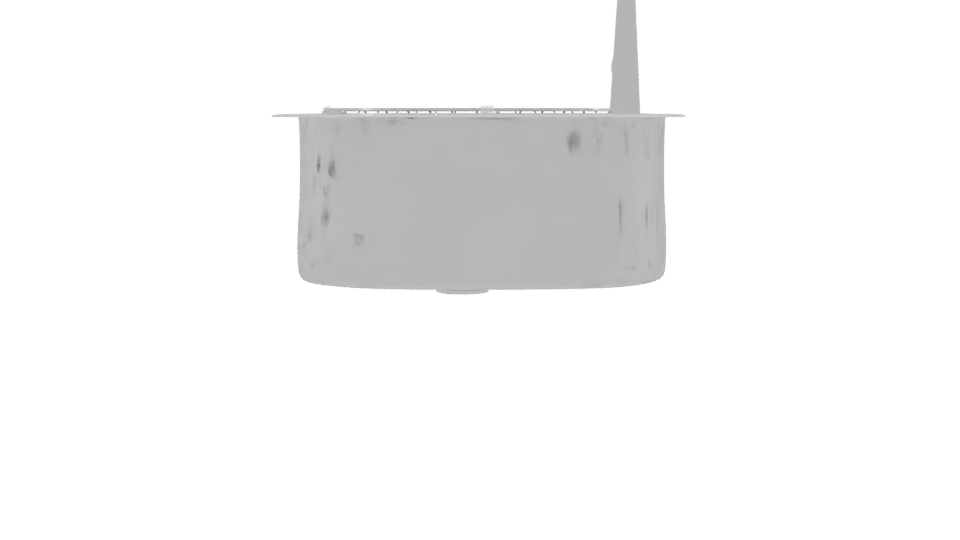 Stylish Kitchen Stainless Sink - Professional 3D Model Render 8