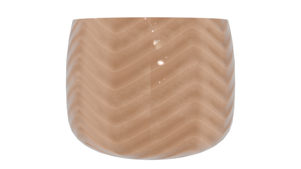 Stylish Decorative Planter Model - Professional 3D Model Render 5