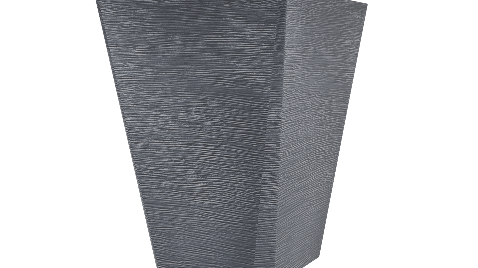Sleek Metallic Planter Pot 3D Model - Professional 3D Model Render 3