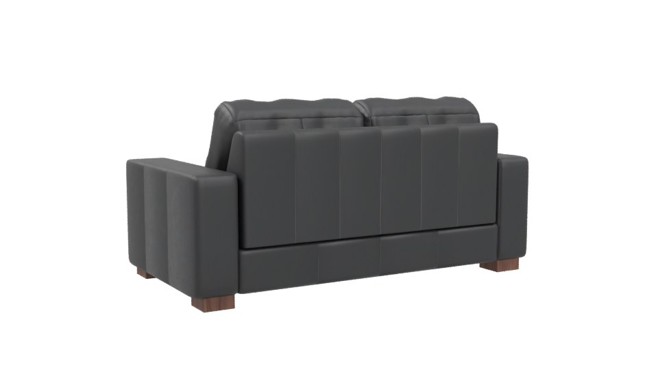 Stylish Modern Leather Sofa 3D - Professional 3D Model Render 4