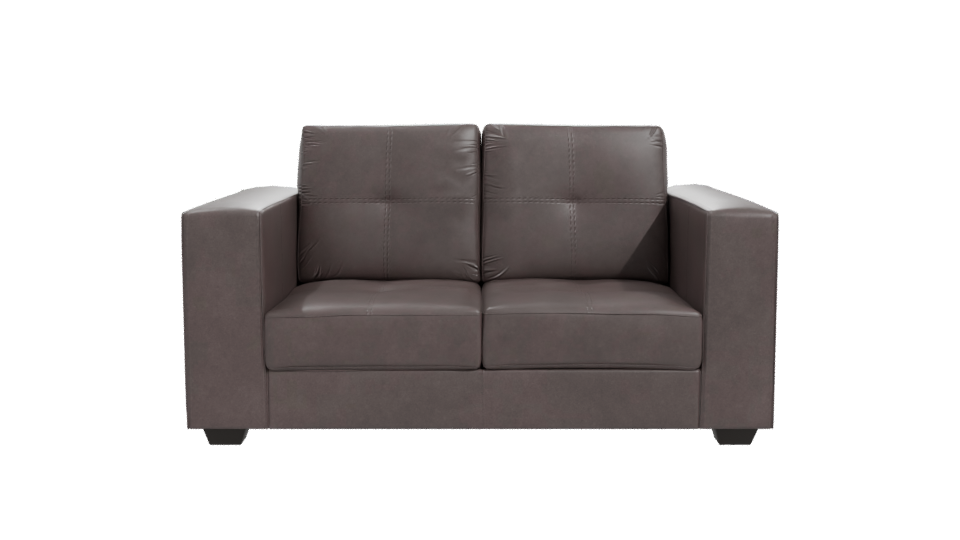 Brown Two-Seat Sofa 3D Model - Professional 3D Model Render 11