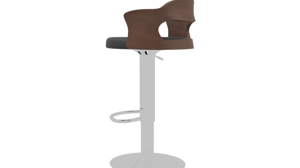 Stylish Adjustable Bar Stool 3D - Professional 3D Model Render 3