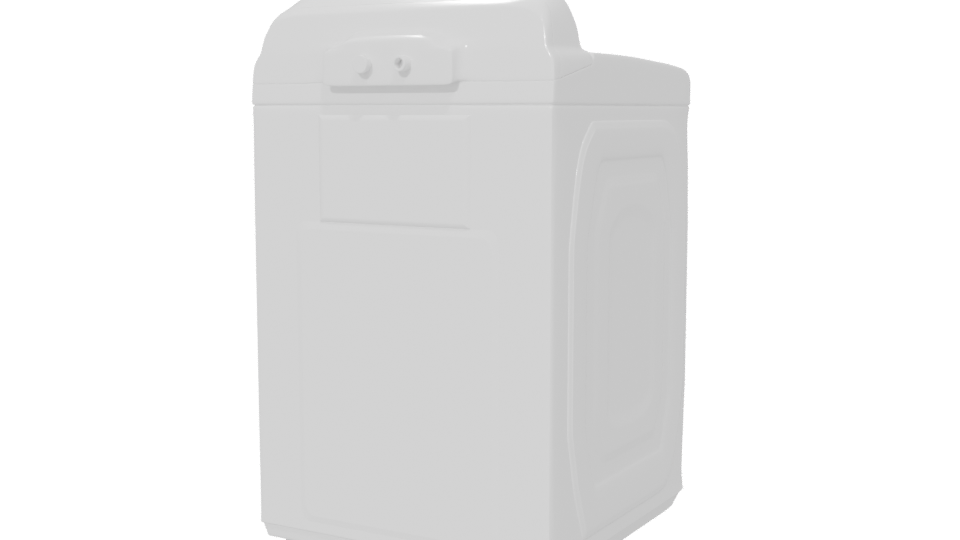 Top Load Washing Machine Model - Professional 3D Model Render 6