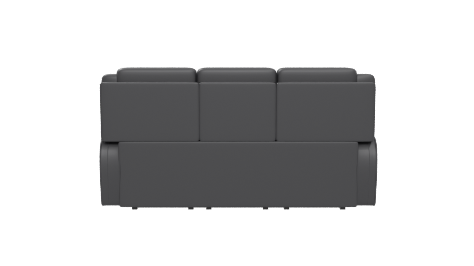 Reclinable Leather Sofa 3D Model - Professional 3D Model Render 5