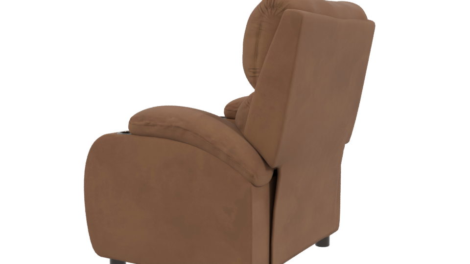 Contemporary Reclining Chair Model - Professional 3D Model Render 3