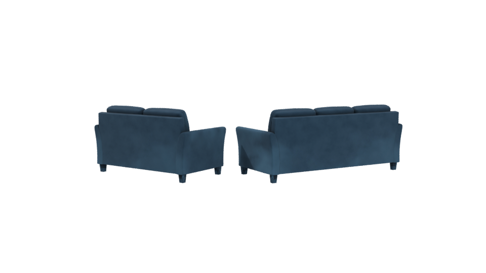 Stylish Modern Sofa Set 3D - Professional 3D Model Render 4