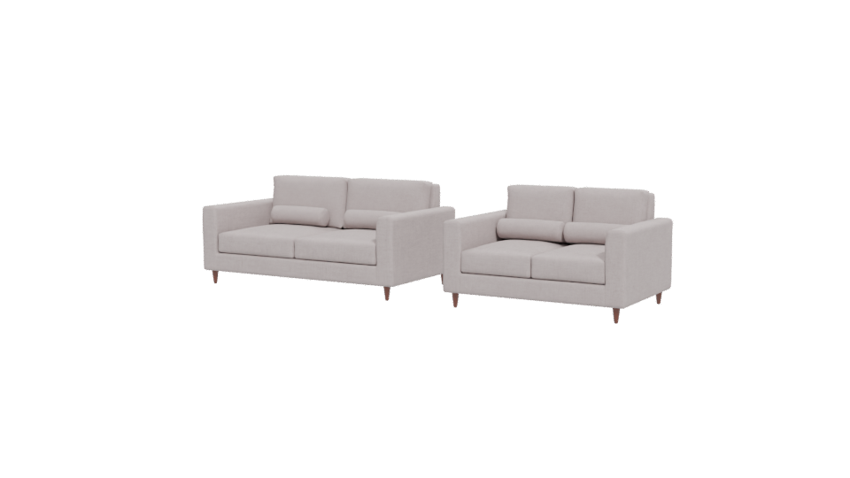 Elegant Minimalist Sofa Set 3D - Professional 3D Model Render 12