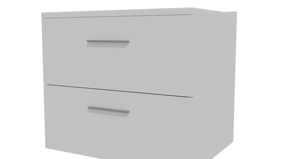 Sleek Modern Bathroom Vanity 3D - Professional 3D Model Render 12