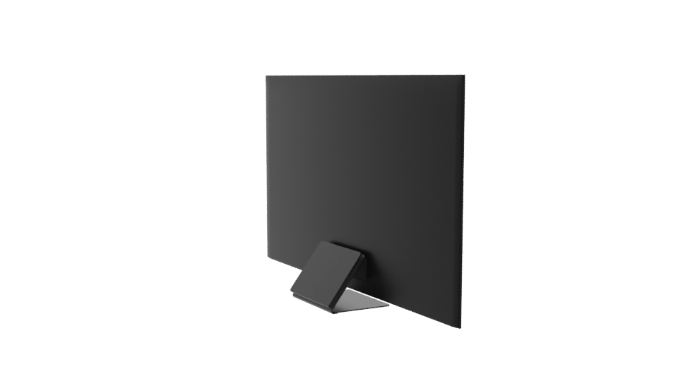 Sleek Flat Screen Television 3D Model - Professional 3D Model Render 7