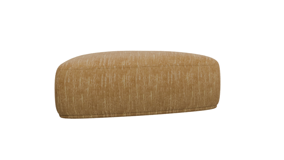 Stylish Fabric Ottoman Model - Professional 3D Model Render 11