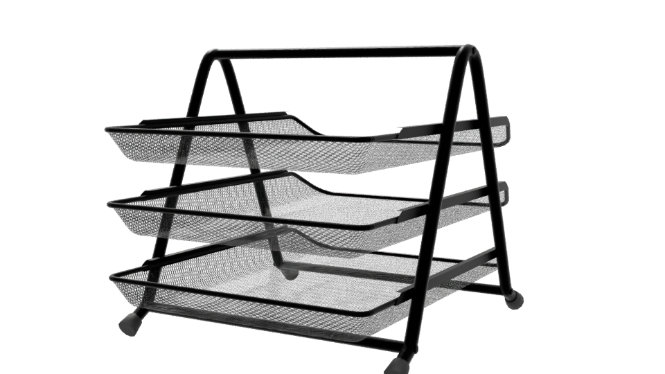 Stylish Desktop Organizer 3D Model - Professional 3D Model Render 6