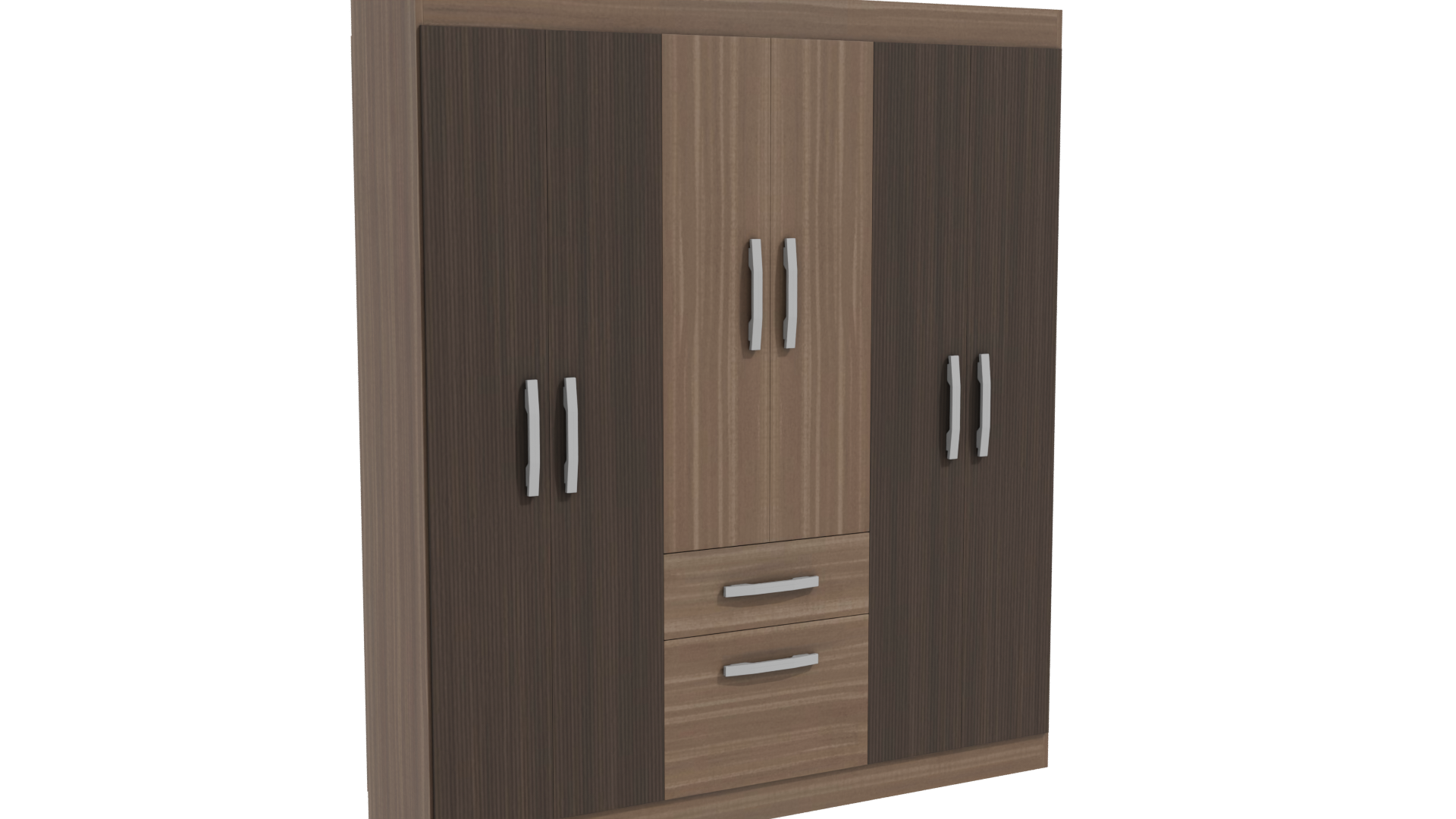 Stylish Wooden Cabinet 3D Model - Professional 3D Model Render 10