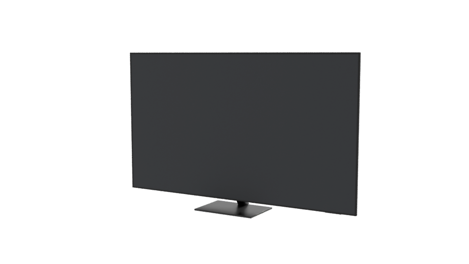 Sleek Modern Flat Screen TV - Professional 3D Model Render 12