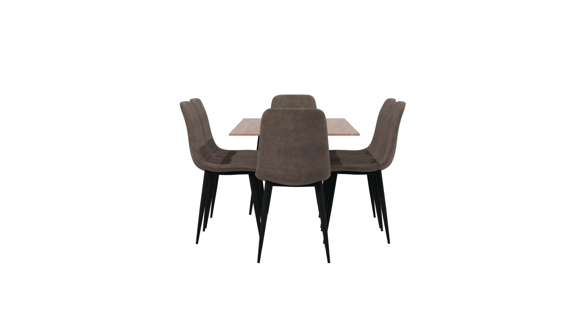 Stylish Modern Dining Set 3D - Professional 3D Model Render 2