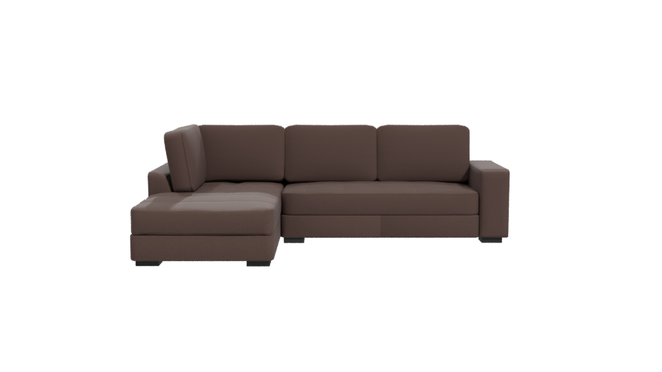 Stylish Corner Sofa 3D Model - Professional 3D Model Render 11