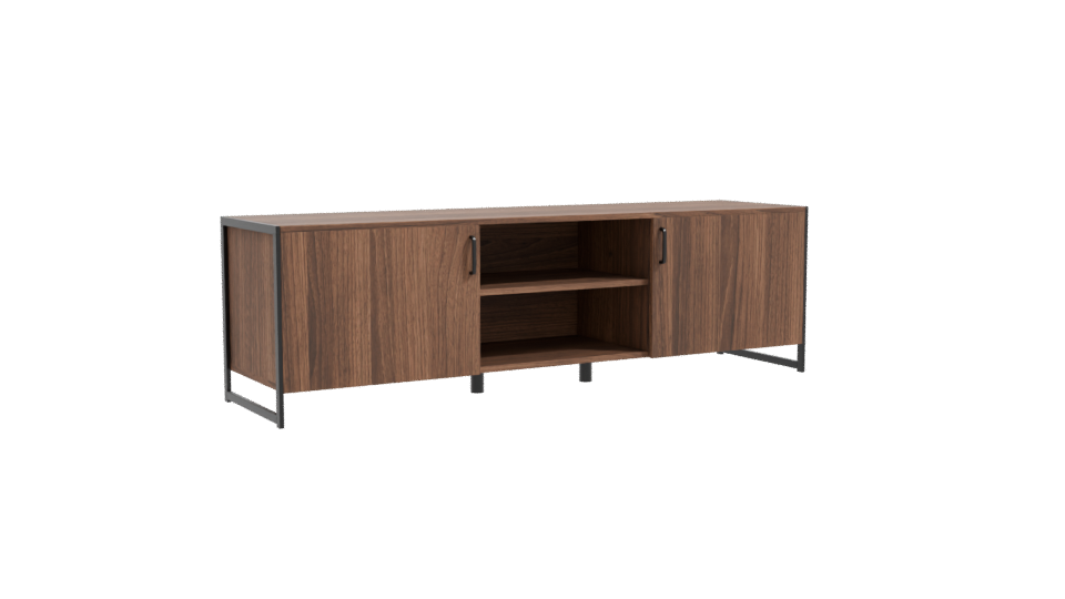 Stylish Wooden TV Stand 3D - Professional 3D Model Render 10