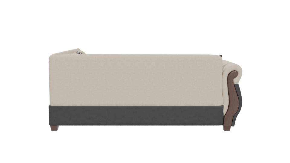 Elegant Corner Sofa 3D Model - Professional 3D Model Render 5