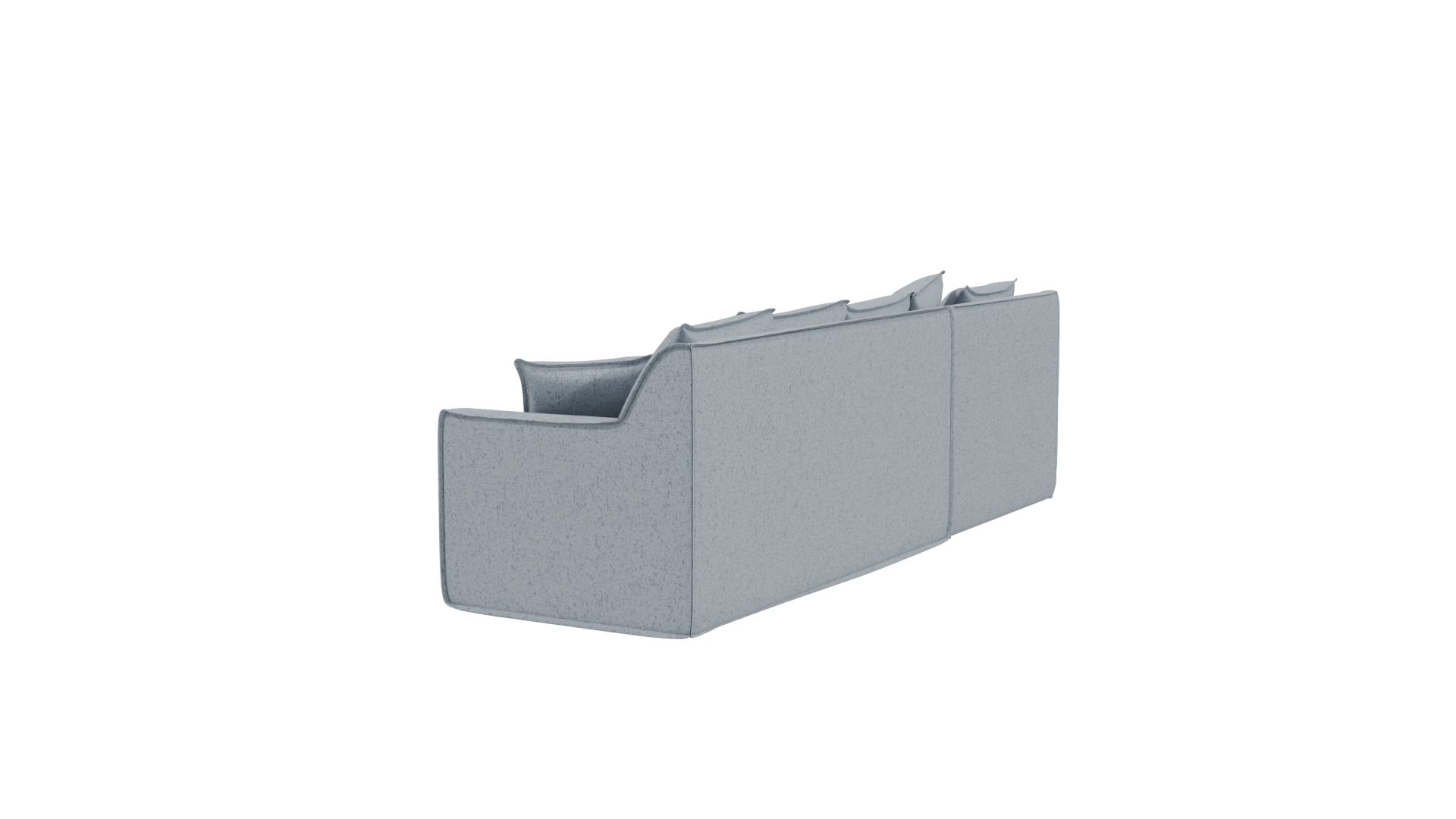 Stylish Sectional Sofa 3D Model - Professional 3D Model Render 3