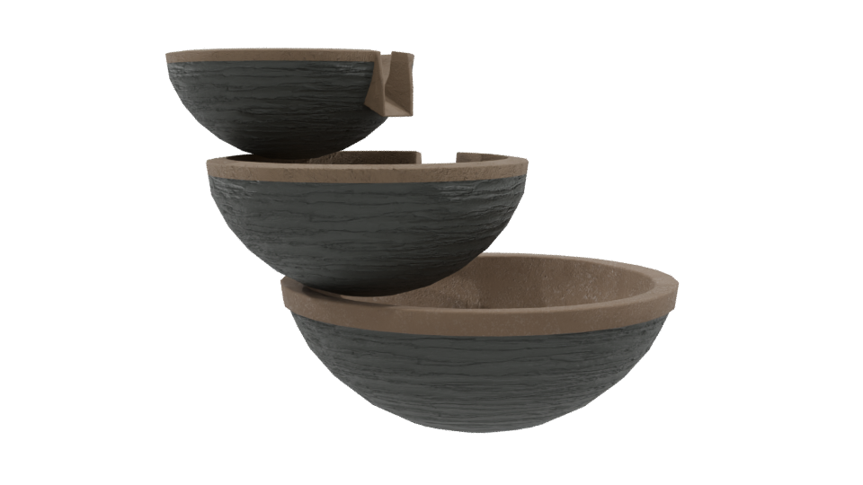 Stylish Tiered Fountain Model - Professional 3D Model Render 9