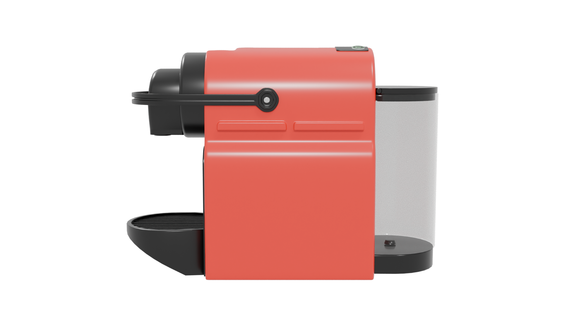 Compact Modern Coffee Machine 3D - Professional 3D Model Render 5