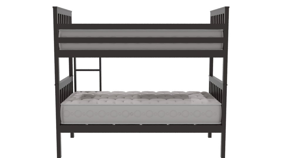 Stylish Baby Crib 3D Model - Professional 3D Model Render 8
