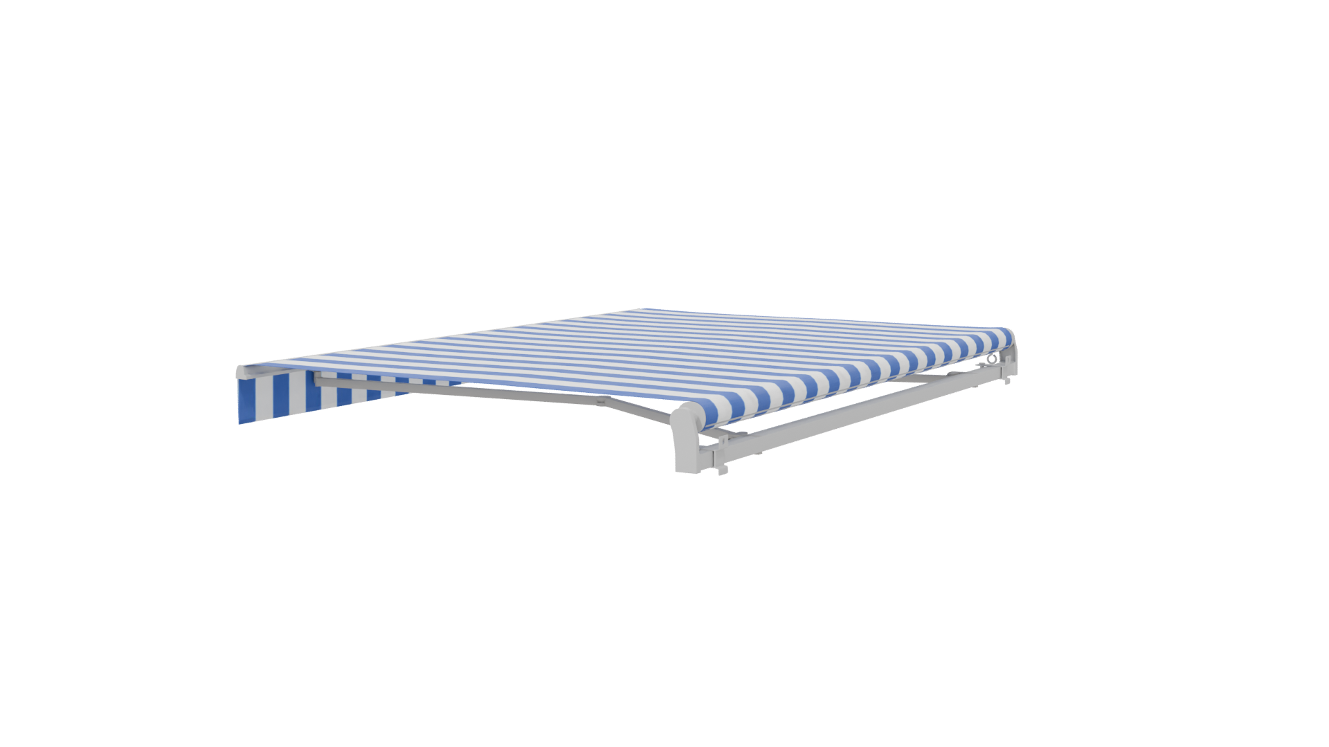 Striped Outdoor Canopy 3D Model - Professional 3D Model Render 18