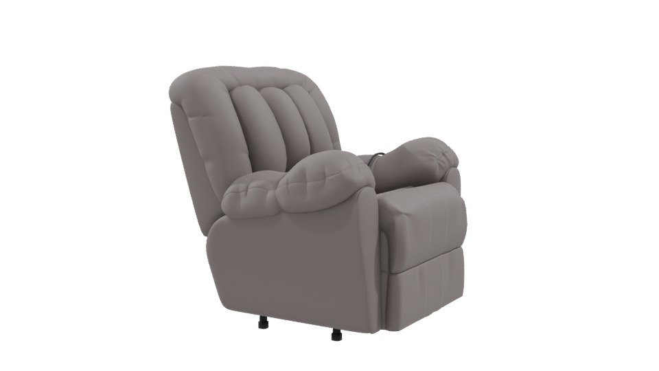 Stylish Recliner Armchair 3D Model - Professional 3D Model Render 9
