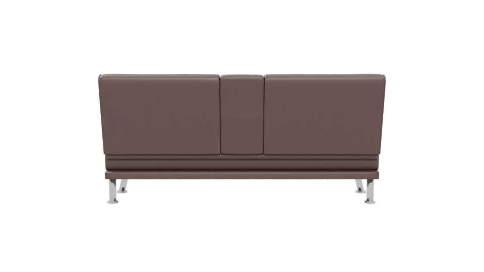 Stylish Brown Sofa Model 3D - Professional 3D Model Render 5