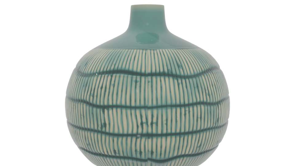 Stylish Ceramic Decorative Vase 3D - Professional 3D Model Render 5