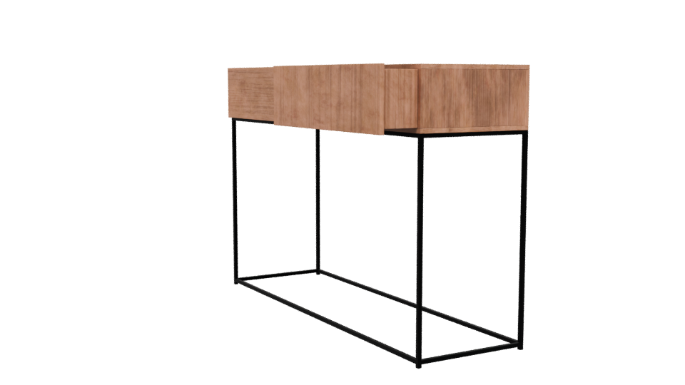 Stylish Minimalist Console Table 3D - Professional 3D Model Render 13