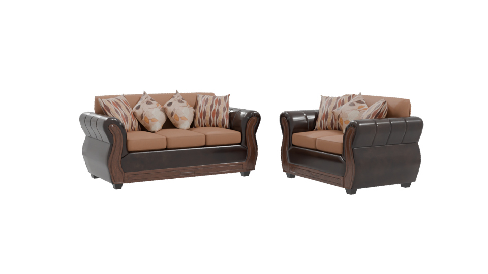 Stylish Luxury Sofa 3D Model - Professional 3D Model Render 10
