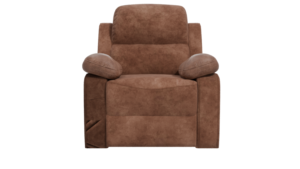 Stylish Modern Recliner Armchair 3D Model - Professional 3D Model Render 11