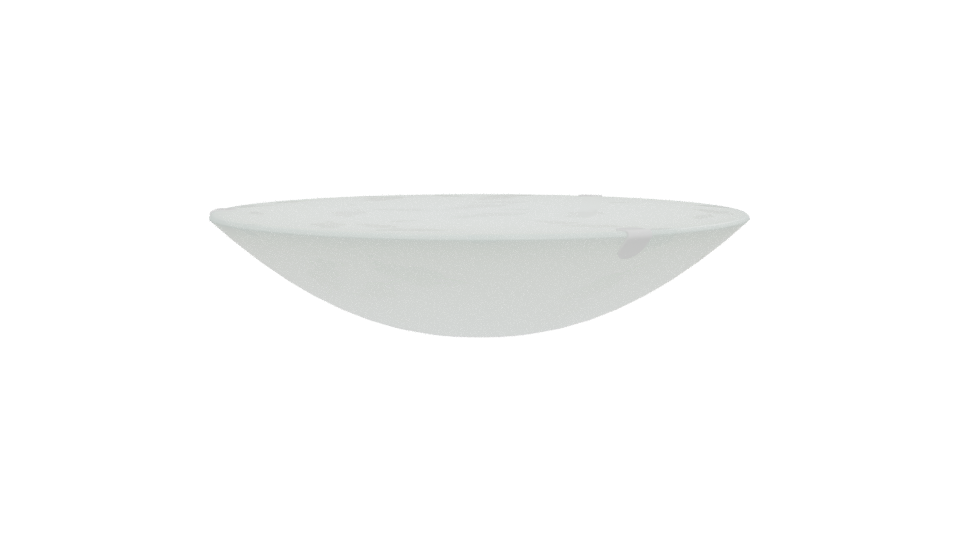 Elegant Shallow Glass Bowl 3D - Professional 3D Model Render 12