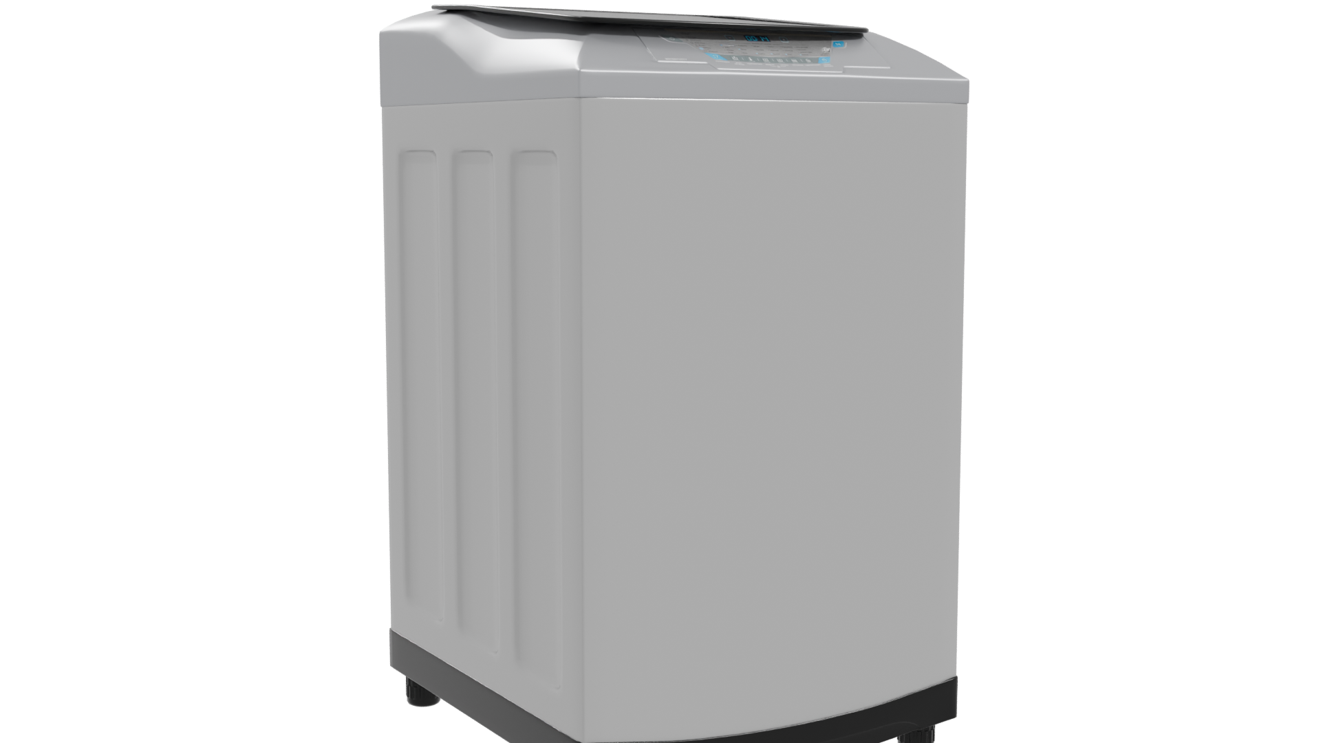 Stylish Top-Loading Washing Machine - Professional 3D Model Render 10