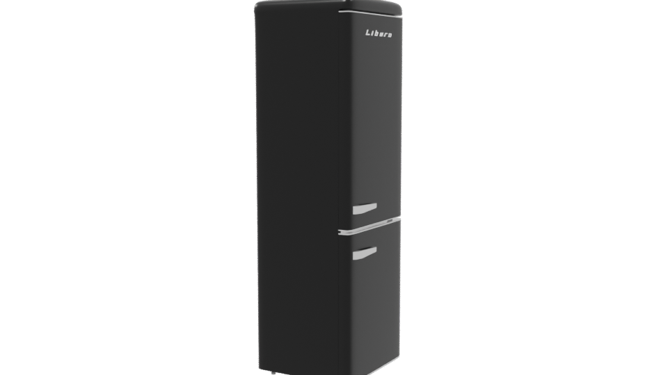 Sleek Modern Refrigerator Model - Professional 3D Model Render 9