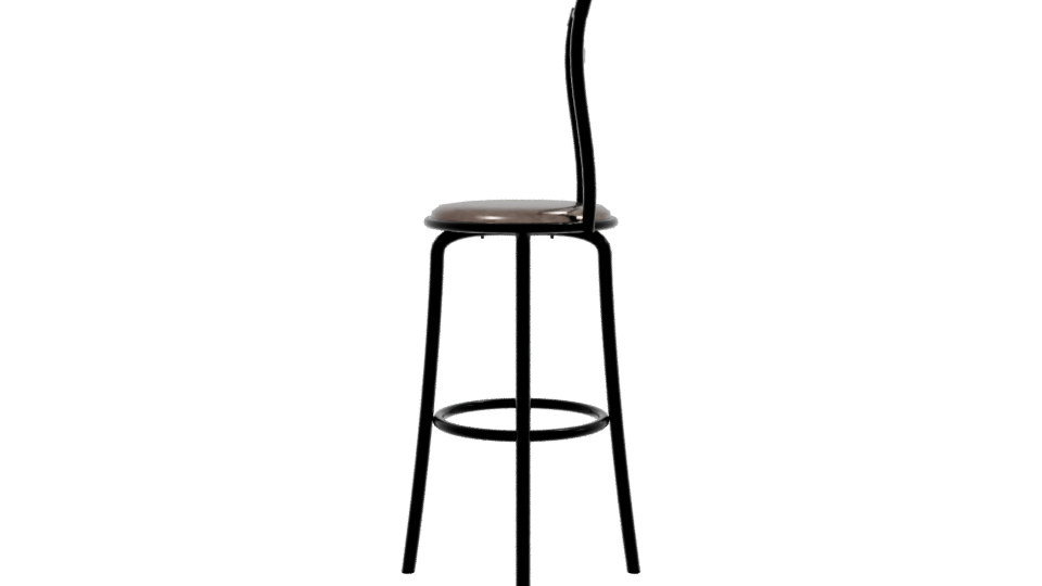 Stylish Bar Stool 3D Model - Professional 3D Model Render 2
