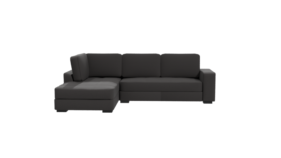 Contemporary L-Shaped Sofa Model 3D - Professional 3D Model Render 11