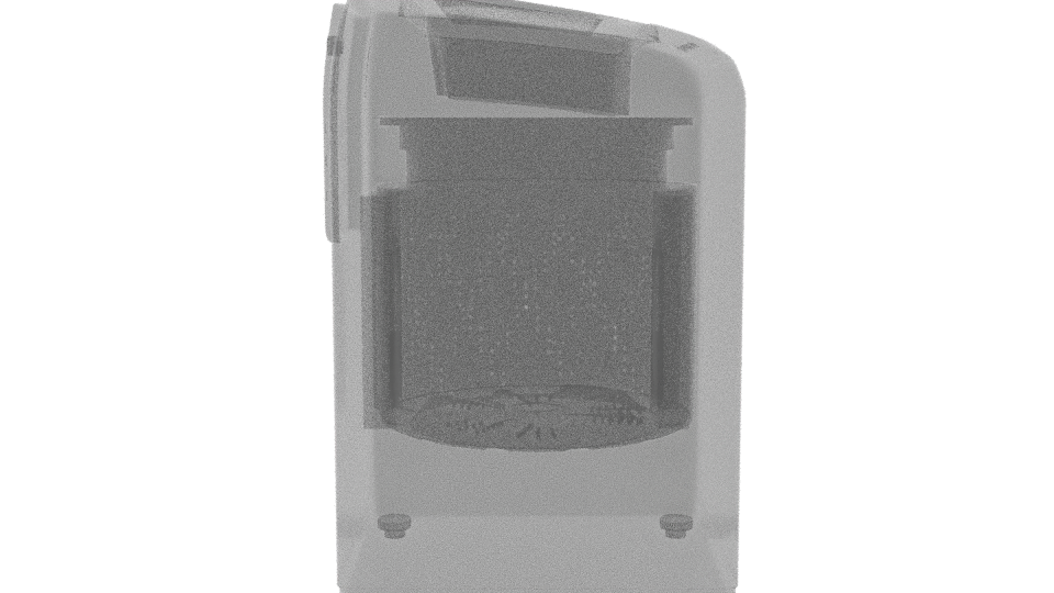 Contemporary Top-Load Washing Machine 3D Model - Professional 3D Model Render 8