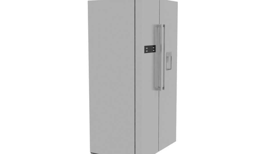 Refrigerator Neu SBS 3D Model - Professional 3D Model Render 9