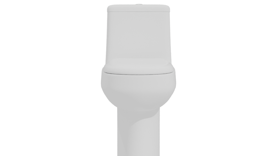 Stylish Modern Toilet 3D Model - Professional 3D Model Render 11