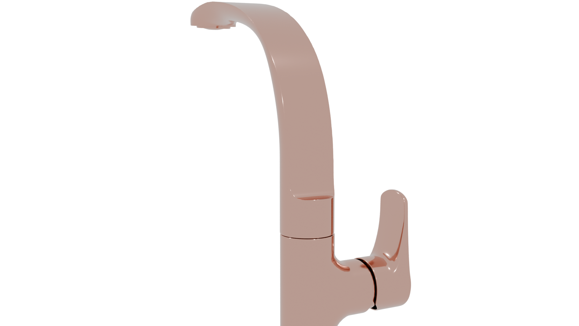 Stylish Copper Sink Drain Model - Professional 3D Model Render 4