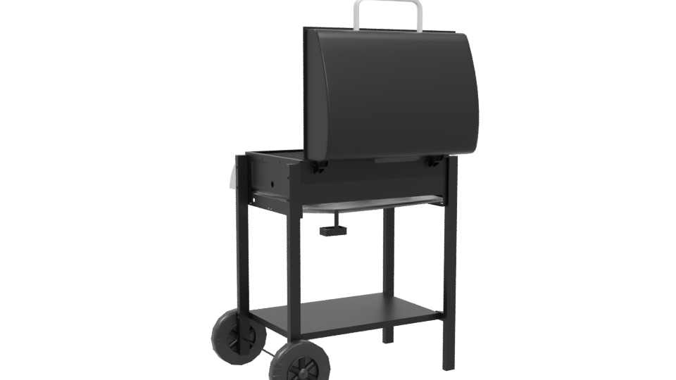 Outdoor Gas Grill 3D Model - Professional 3D Model Render 4