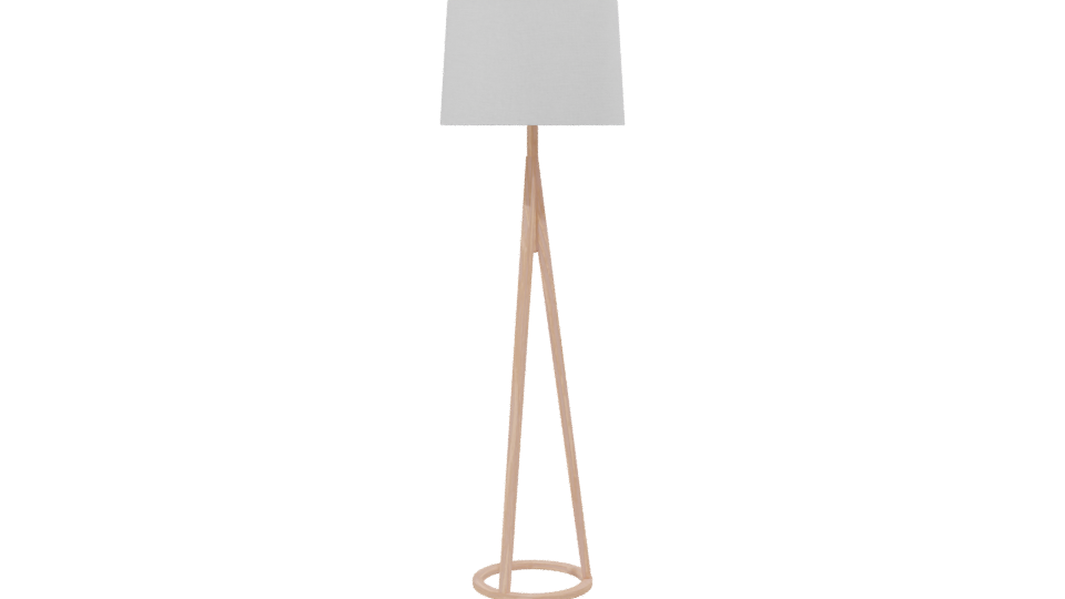 Stylish Minimalist Floor Lamp 3D - Professional 3D Model Render 2