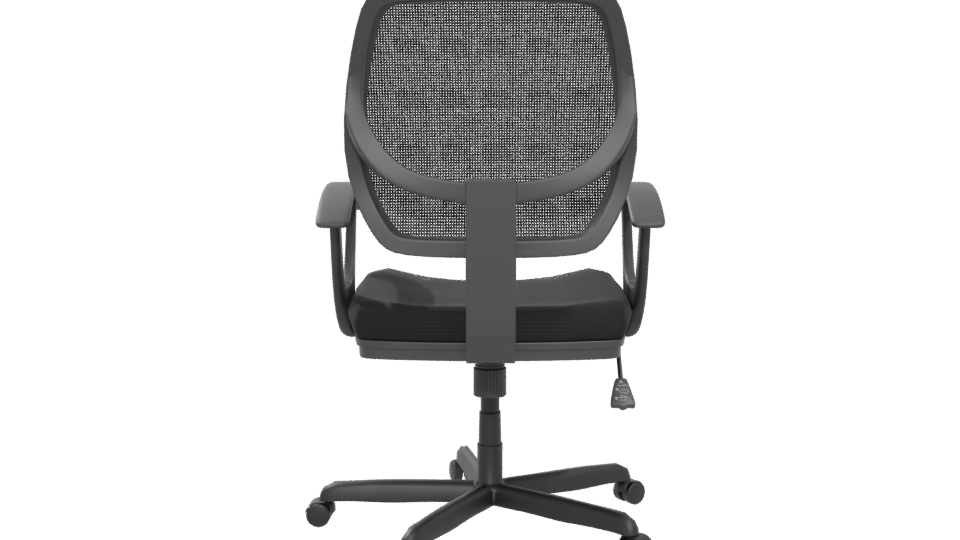 Contemporary Ergonomic Office Chair 3D Model - Professional 3D Model Render 5