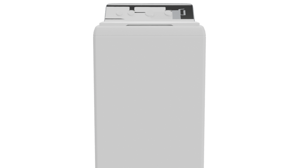 Top-Loading Washing Machine 3D Model - Professional 3D Model Render 11
