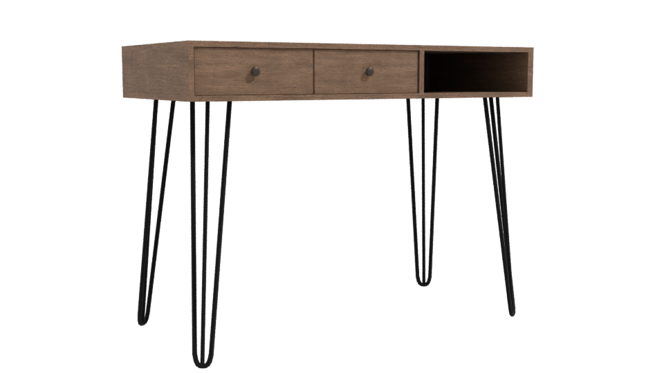Cincinnatti Desk with Drawers 3D - Professional 3D Model Render 10