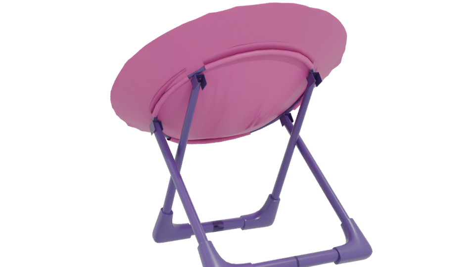 Kids Cozy Chair Model 3D - Professional 3D Model Render 4