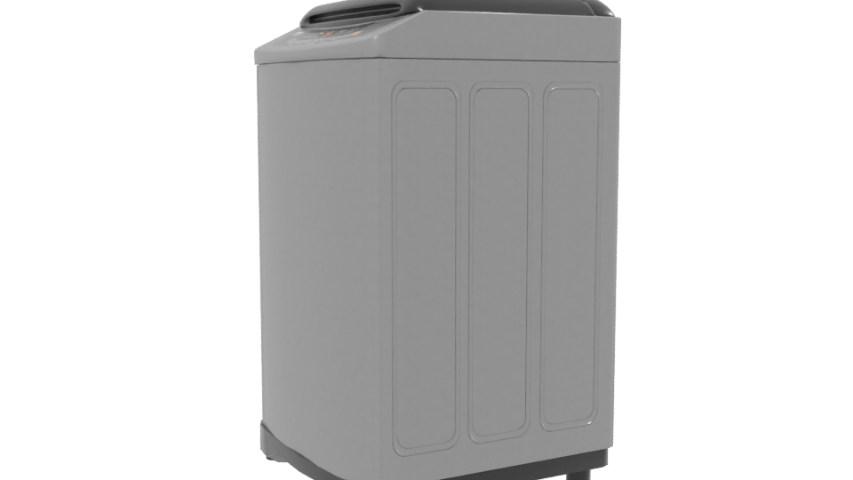 Sleek Modern Washing Machine 3D - Professional 3D Model Render 13